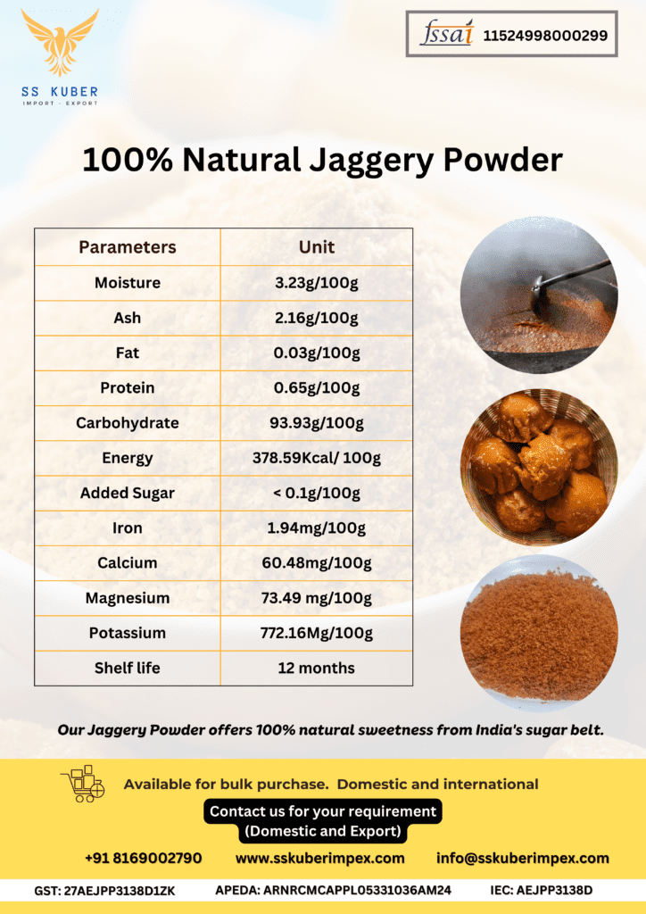 Jaggery Powder exporter