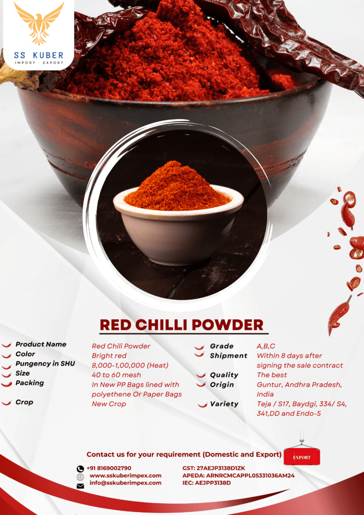 Red Chili Powder Exporter